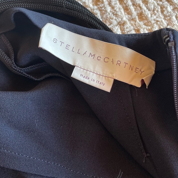 Stella MacCartney Hadley Stretch Cady Rayon-Blend Dress in Midnight - Picture 3 of 5